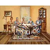 Sewing Woman-14CT Stamped Cross Stitch 50*40cm tapestrymarket