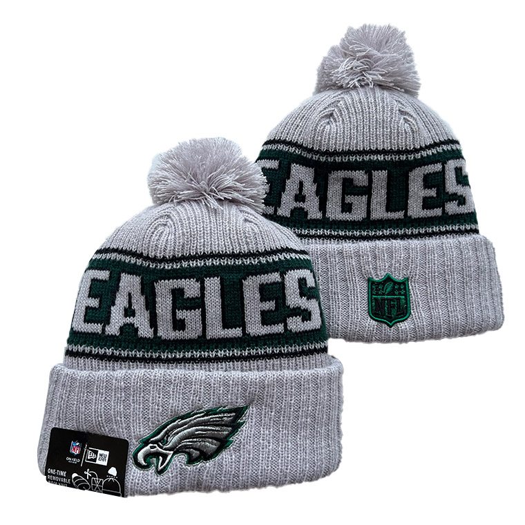 Philadelphia Eagles Cuffed Knit Hat with Pom mysite