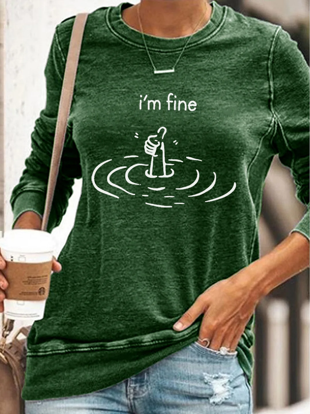 I'm Fine Sweatshirt