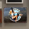 [Big Size]Navy Sailor Girl - Metal Tin Signs(12*16Inch) - Garage&Transport