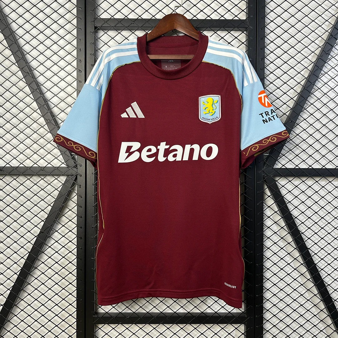 25/26 Aston Villa Home Football Shirt 1:1 quality