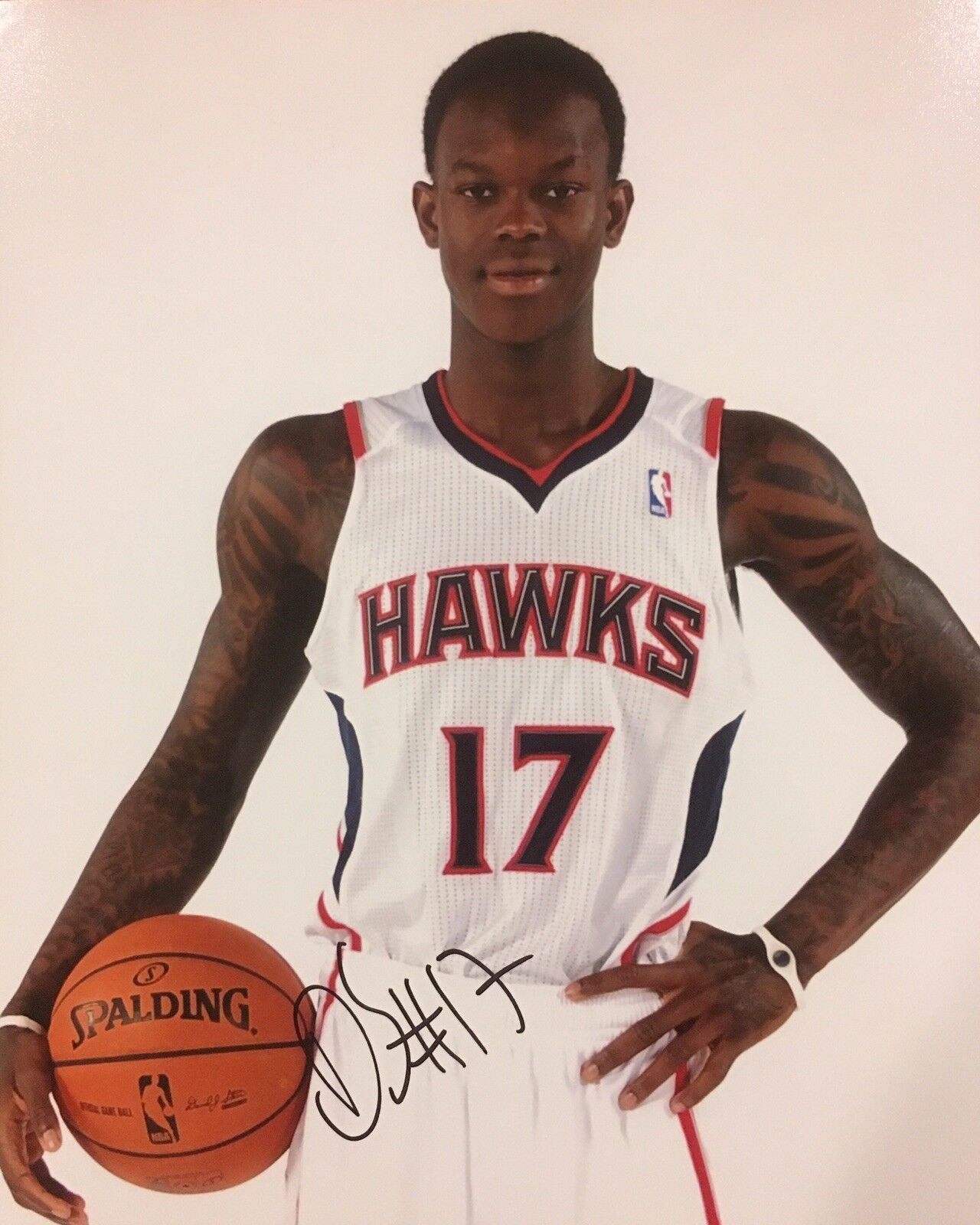 PROOF! DENNIS SCHRODER Signed Autographed 8x10 Photo Poster painting Atlanta Hawks