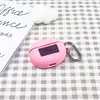 Silicone Protective Cover Shockproof Scratch Resistant Cover with Carabiner Protective Shell Compatible for TOZO NC20 Pro/NC20 Earbud