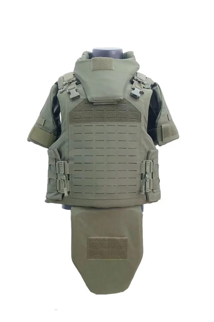 Tophelmetfan Laser Snap Body Armor 1000D NIJ Level IV Full Protection Body Armor