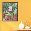 Pony And Cat-14CT Stamped Cross Stitch 36*44cm/14.17*17.32in tapestrymarket