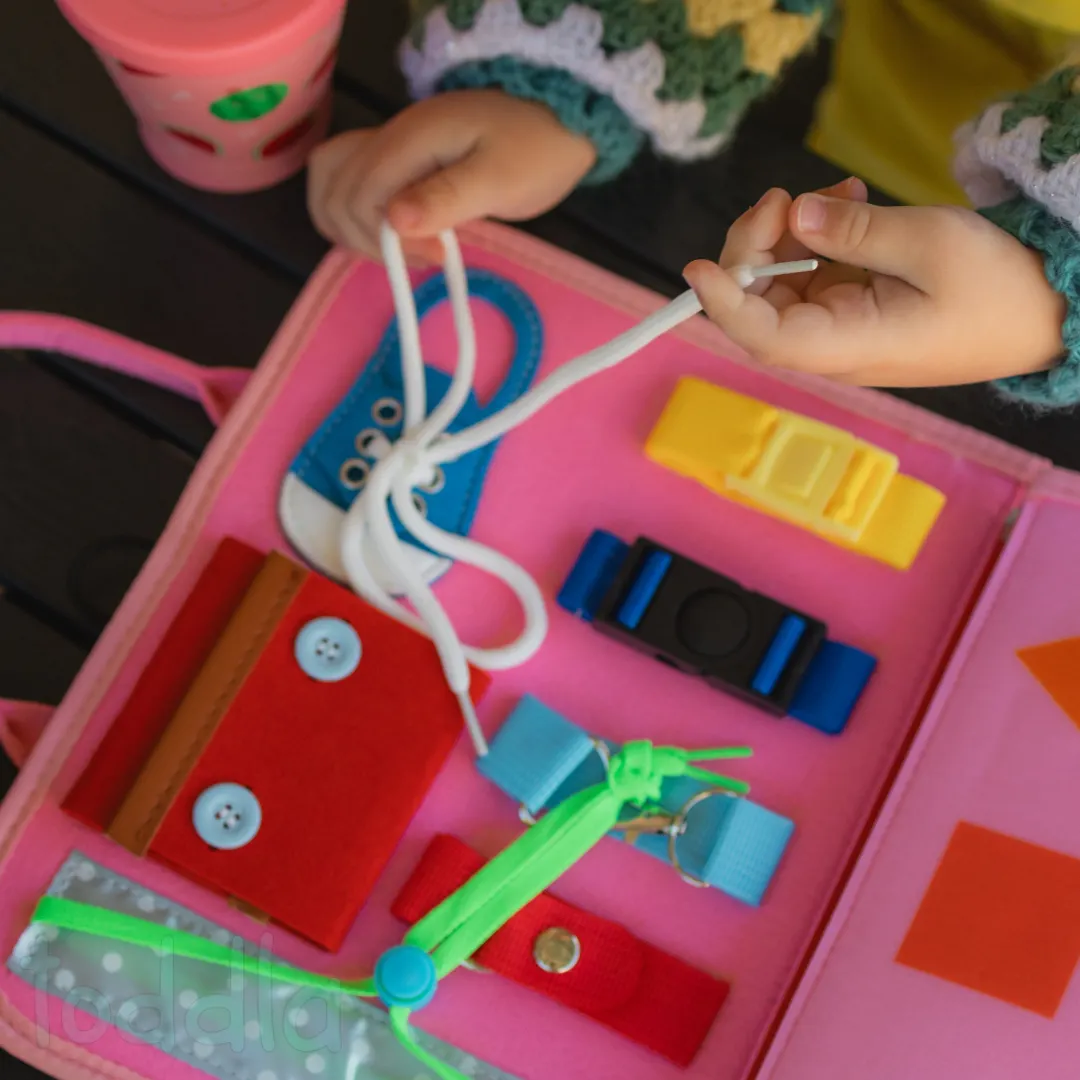 Toddla&trade; Montessori Busy Board