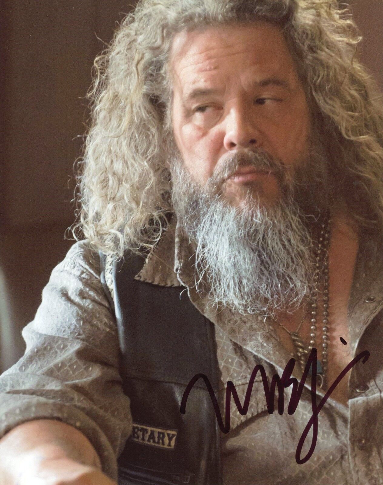 ~~MARK BOONE JUNIOR Authentic Hand-Signed BOBBY - Sons of Anarchy