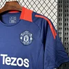 2024/2025 Manchester United Dark Blue Pre Match Training Jersey 1:1 Thai Quality