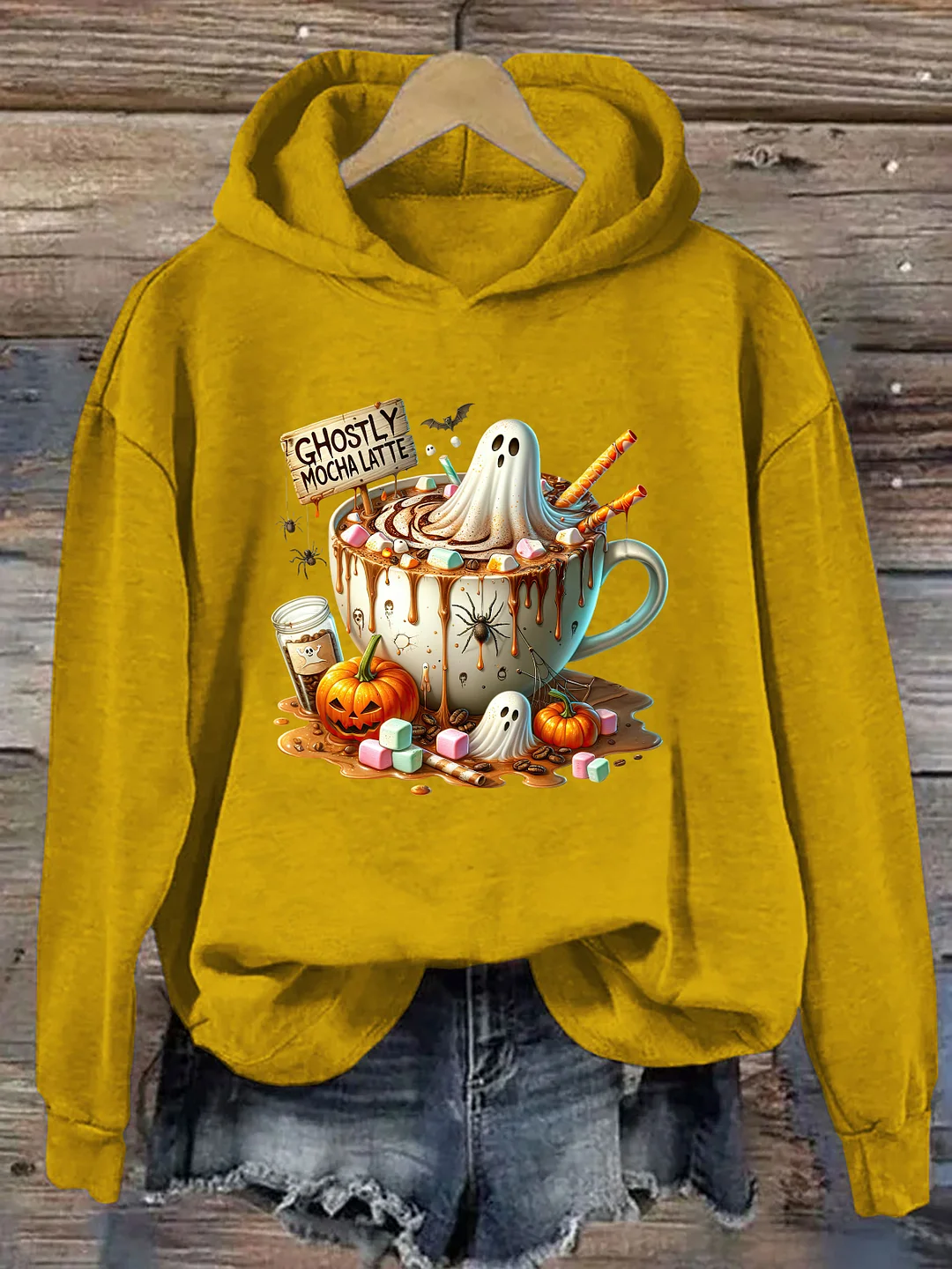 Halloween Coffee Clipart Hoodie