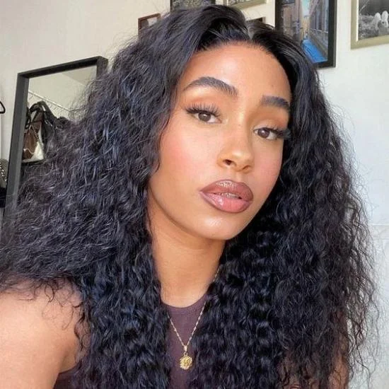  YVONNE Free Combination Super High-density Lace Wig Premium Italian Curly 3 Bundles With 5x5 Lace Closure 