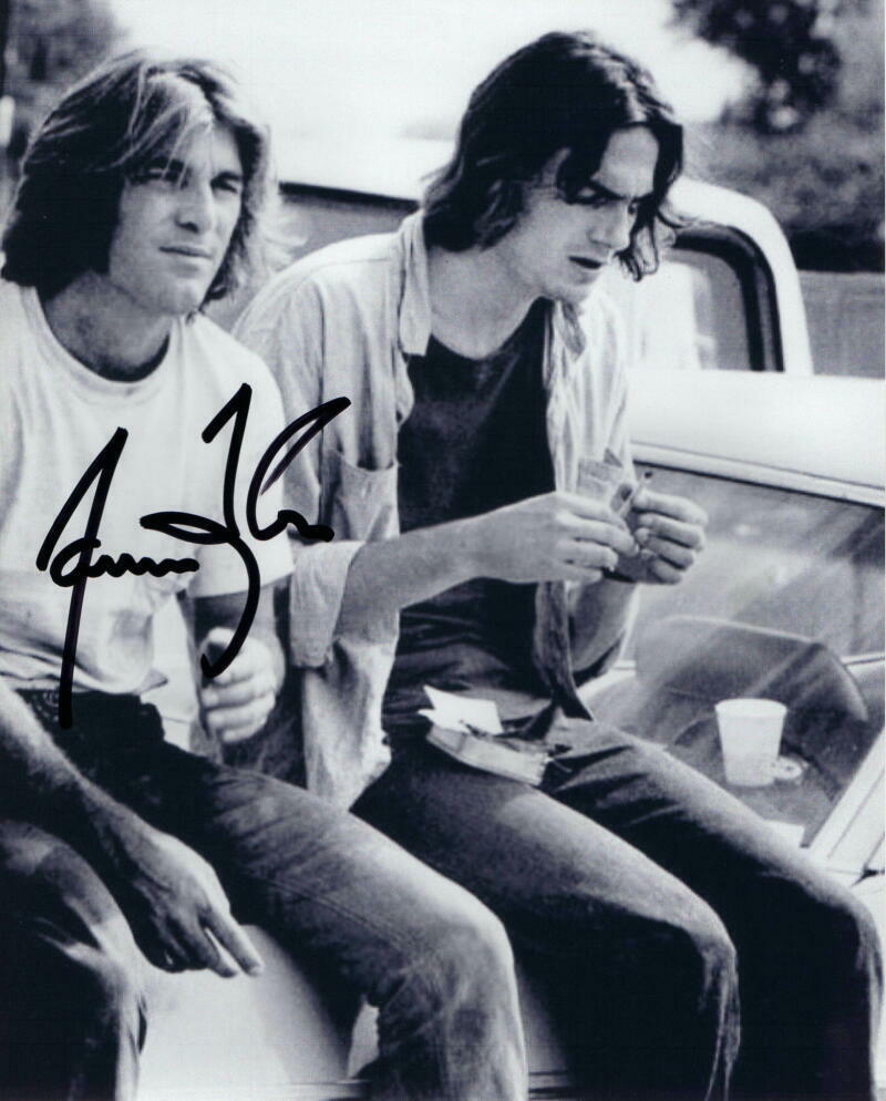 JAMES TAYLOR SIGNED AUTOGRAPH 8X10 Photo Poster painting - TWO-LANE BLACKTOP, FLAG JT MUSIC ICON