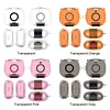 for  Powerbeats Accessories TPU Earphone Case with Safety Lock and Carabiner TPU Shockproof Cover Anti Drop Clear Cover Case Earbuds Accessories