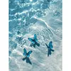 Beach Butterfly-Paint by Numbers Acrylic Painting 40*50cm