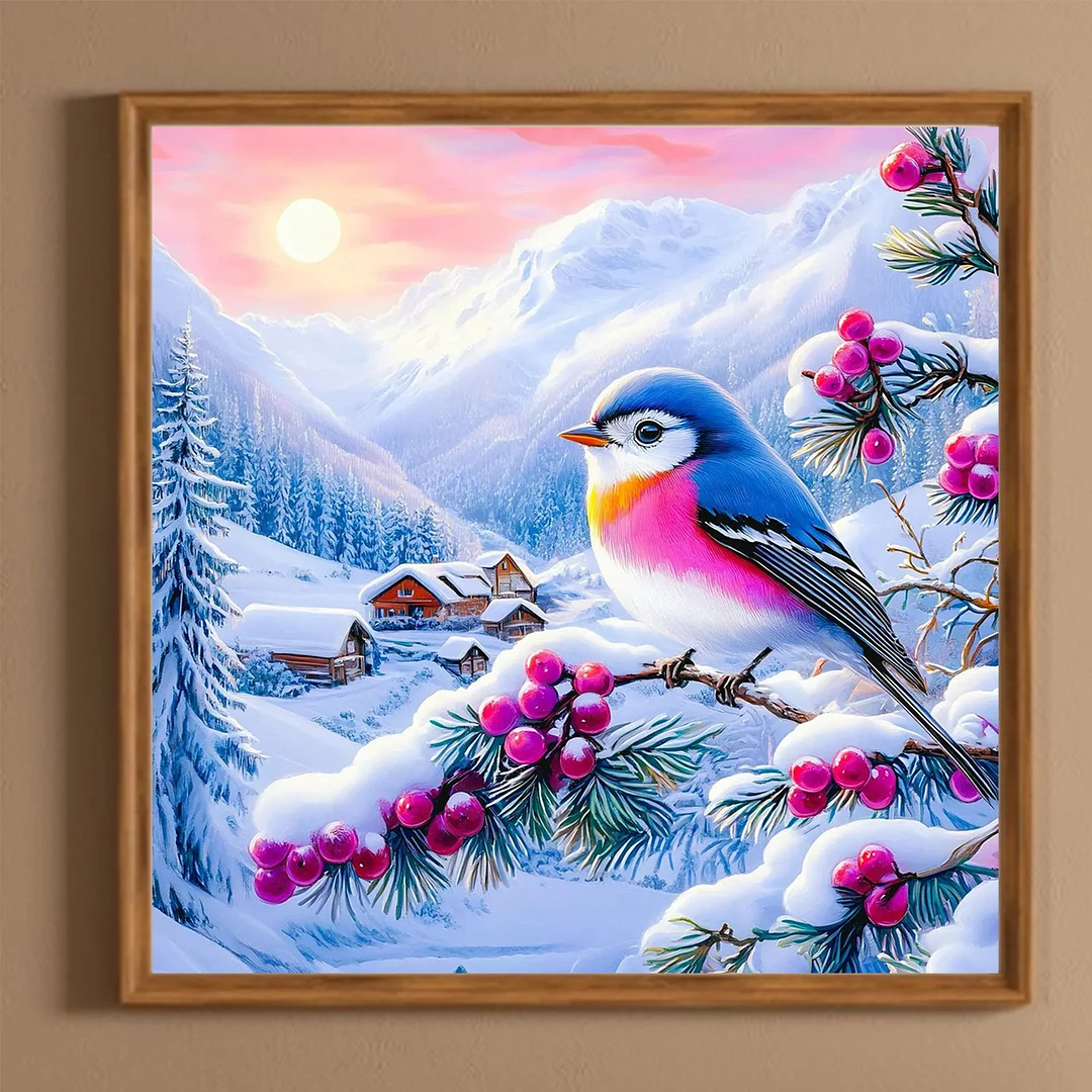 Diamond Painting - Full Round Drill - Birds(Canvas|40*40cm)