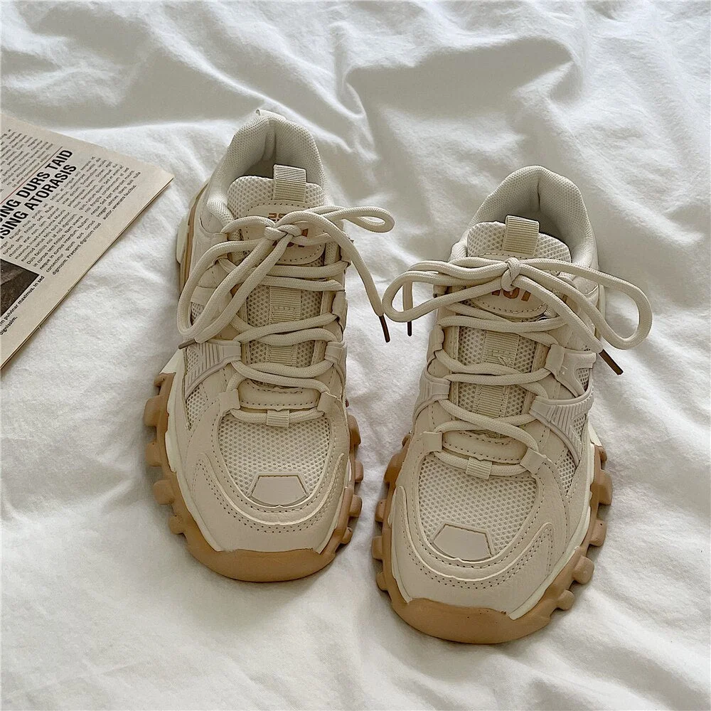 Summer Women Sneakers 2021 Fashion Women Casual Shoes Trendy Stylish Female Sport Shoes Lightweight Chunky Sneakers Ladies Shoes