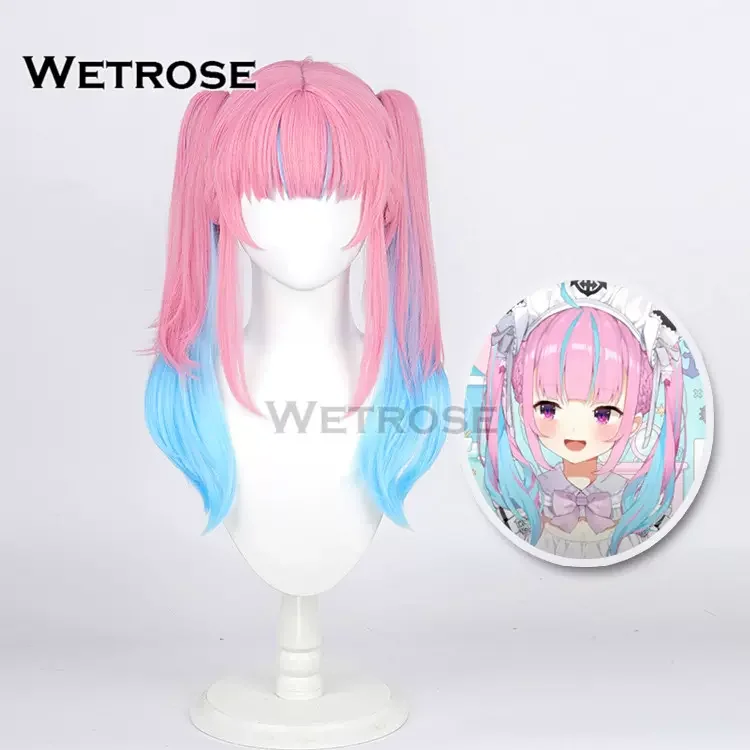 【Wetrose】In Stock Minato Aqua 湊あくあ Hololive JP Vtuber 2024 New Outfit Cosplay Costume Wig Full Set