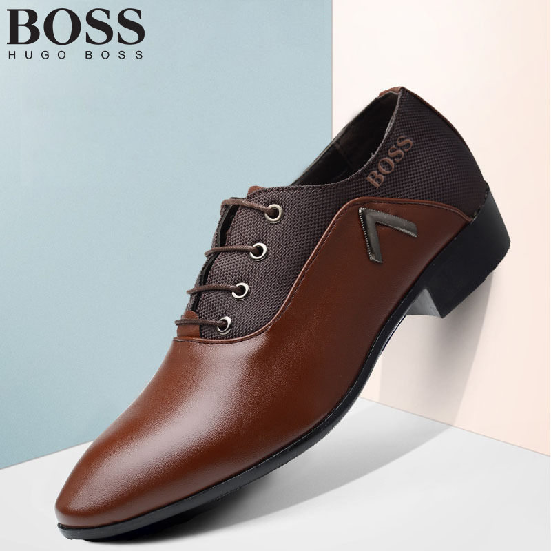 BOSS® Skórzane buty Brytyjskie codzienne buty biznesowe