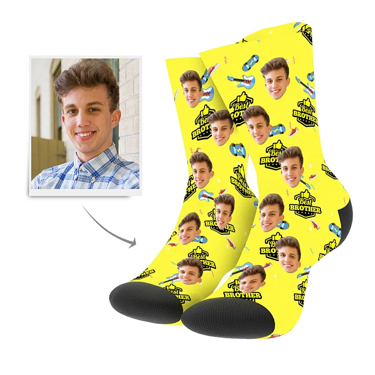 Custom Best Brother Socks