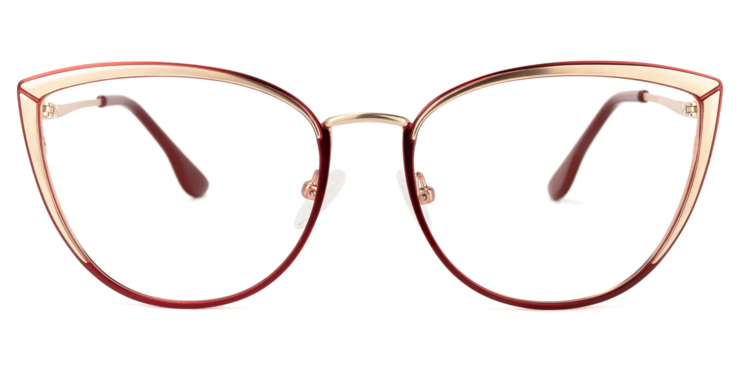 Leyla Rot Cateye Brille  Rot