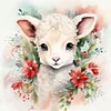 >SALE<5D DIY Full Round Drill Diamond Painting Christmas Sheep Home Decor 30x30cm