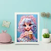 Cartoon Little Girl Diamond Art Painting Kits with Frame 