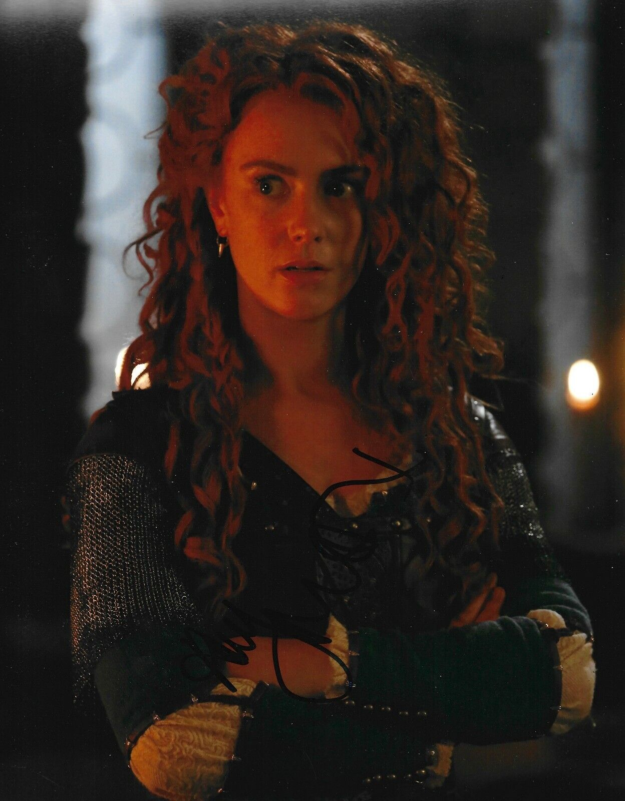 Amy Manson Signed Once Upon A Time 10x8 Photo Poster painting AFTAL