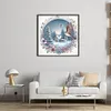 Garland Cottage-11CT Stamped Cross Stitch 40*40cm/15.75*15.75in tapestrymarket