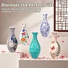 3D Puzzle Vase DIY Living Room Ornament Flower Arrangement Home Decor Children's Birthday Christmas Gift Toy