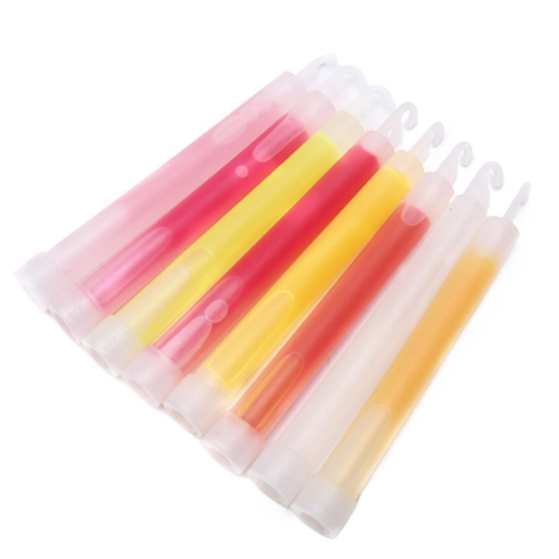 Direct Fine Packaging 6 Inch With Hook Glow Stick Luminous Stick Christmas Halloween Outdoor Camping