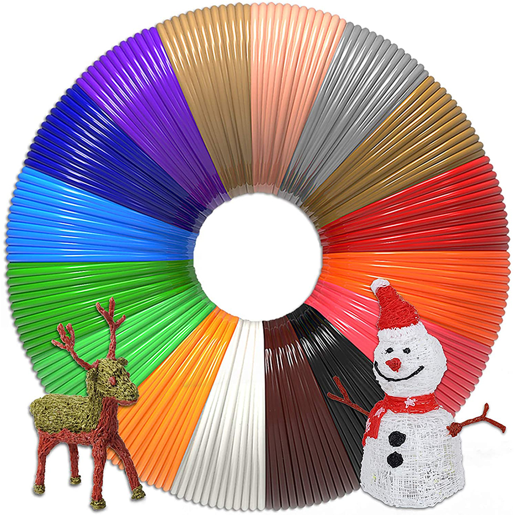 

16 Colors 2.5m PLA Filament Material for 3D Printer, 501 Original