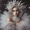Beaut&eacute; sp&eacute;ciale en forme de 5d bricolage partiel diamants points kits d&rsquo;art pr&eacute;cieux pour adultes d&eacute;butants d&eacute;coration int&eacute;rieure diamants peintures de pierres pr&eacute;cieuses 11,81 x 11,81 pouces
