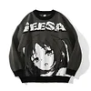 Men's Anime Jacquard Sweater