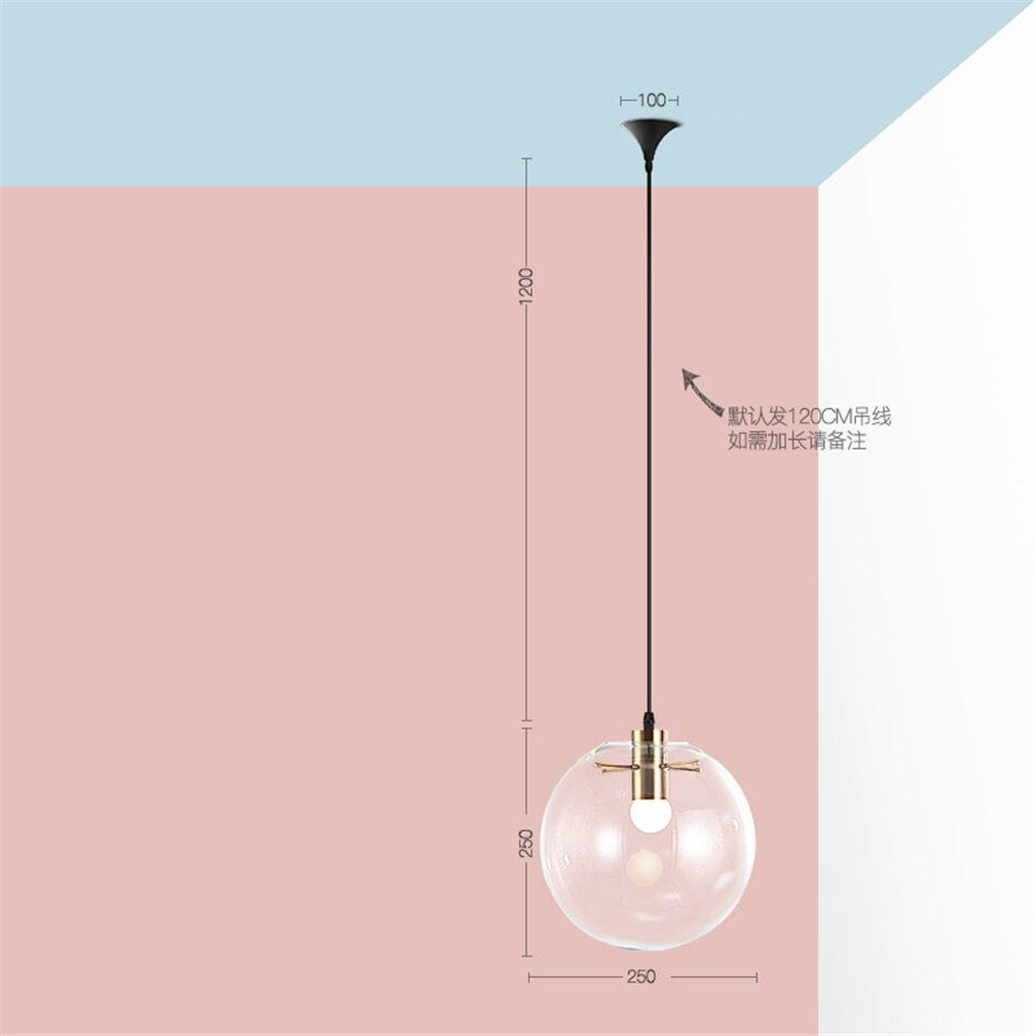 Modern Loft Light Fixtures Pendant Lights Mosaic Light Master Bedroom Hanging Lights Luminaria De Teto Pendente Industrial Study