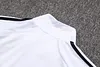 Joyfball 2025/2026 Real Madrid Half-Pull Training Suit White Retro Version Football Shirt 1:1 Thai Quality