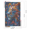 (40*60cm)Flower Lion - Full Round Drill Diamond Painting