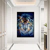 (Multi-Style) Big Size Tiger - 11CT Stamped Cross Stitch