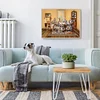 Sewing Woman-14CT Stamped Cross Stitch 50*40cm tapestrymarket