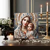 (Pre-Framed)Virgin Mary-Special Shape Diamond Painting Kit(30x30cm)