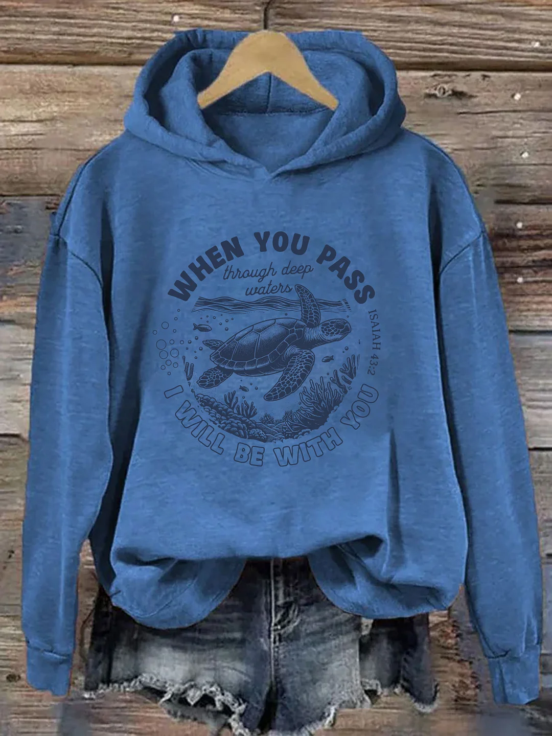 When You Go Through Waters Hoodie