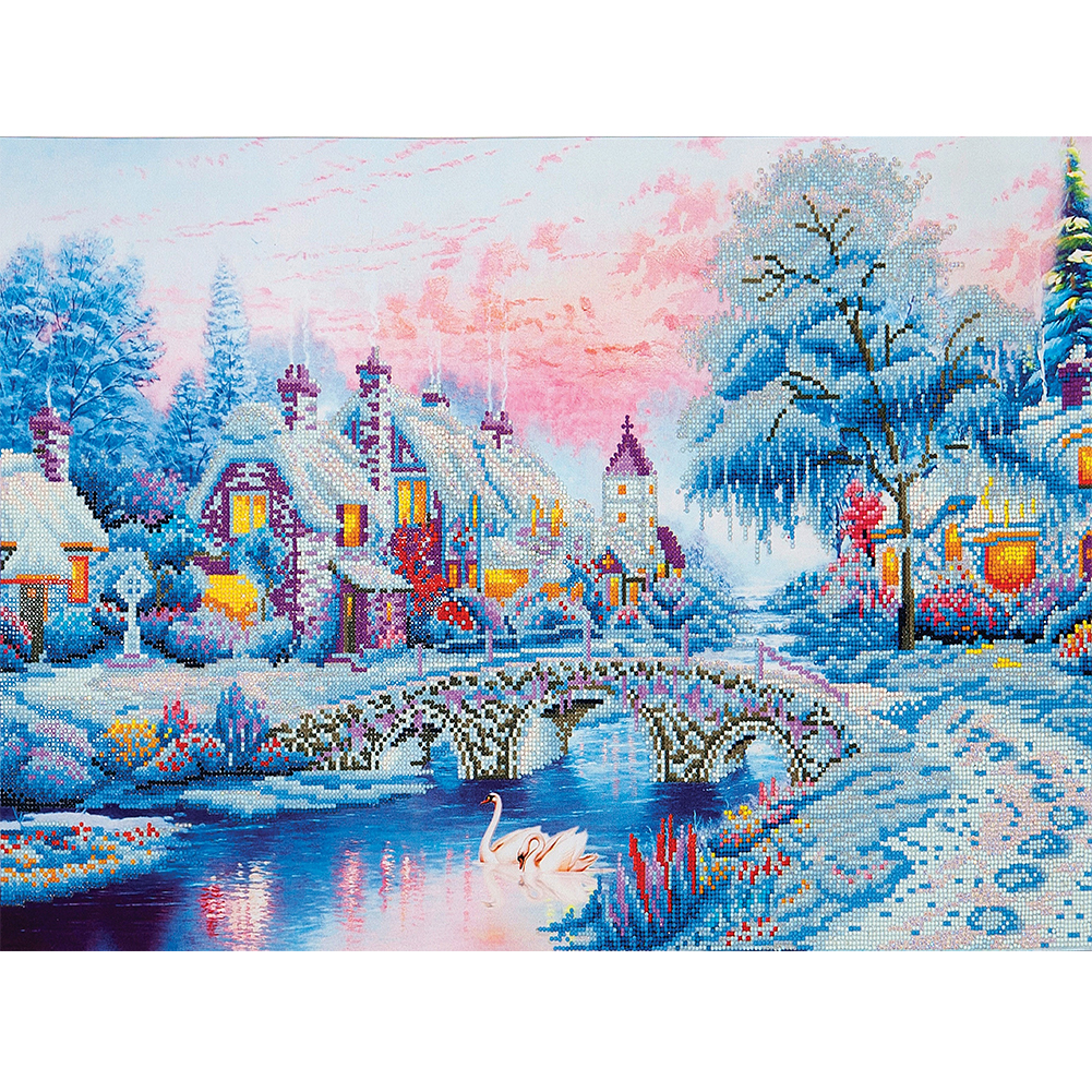 

Four Seasons Winter - Round Drill Diamond Painting - 40*30CM, 501 Original