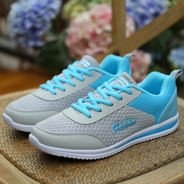 2021 New Woman Casual Shoes Breathable Women Shoes Mesh Female Fashion Sneakers Women Chunky Sneakers Shoes Sapato Feminino