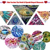DIY sunflower shaped diamond painting one-shoulder chain lady bag