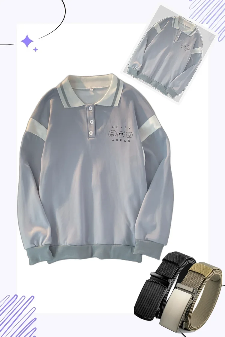 Trendy Winter Oversized Hoodie - Harajuku Style Fleece with Statement Letter Details