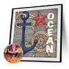 Diamond Painting-DIY Full Round Drill Ocean