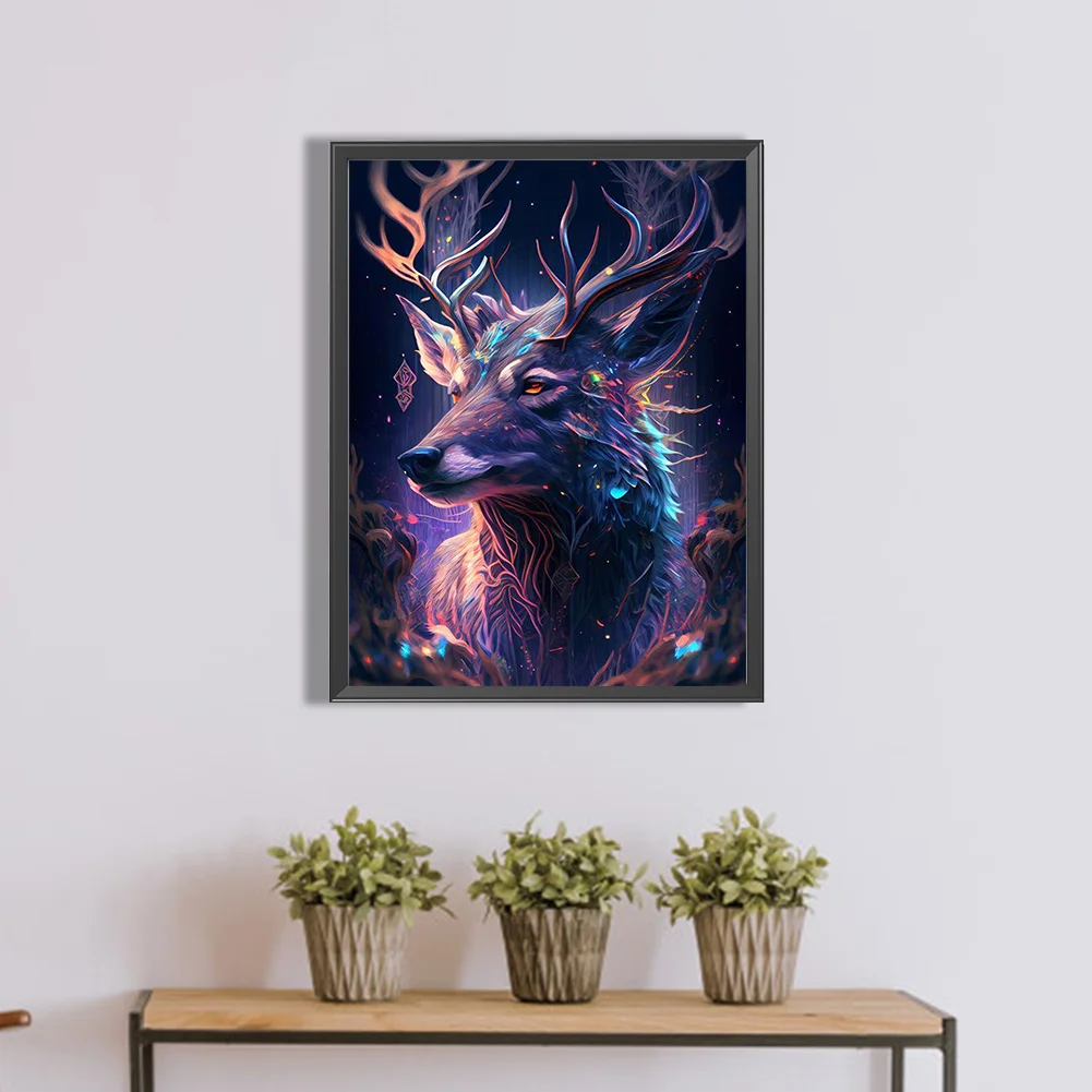 Full Round Diamond Painting 30*40cm - Reindeer