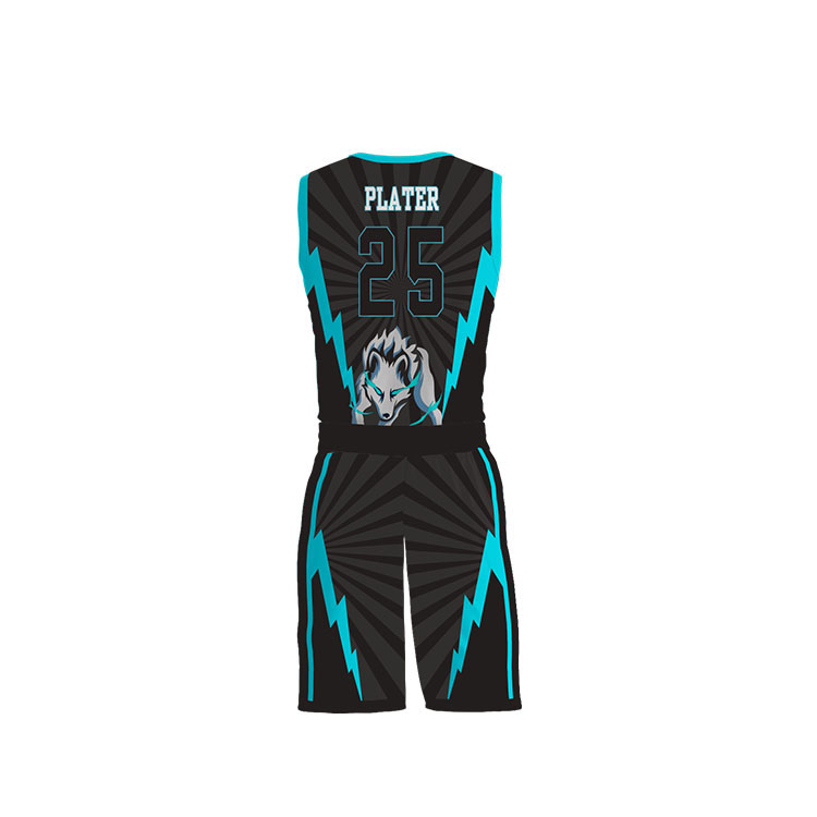 BK101 Men's Basketball Full Sublimation Jersey Dry fit fabric / LARGE