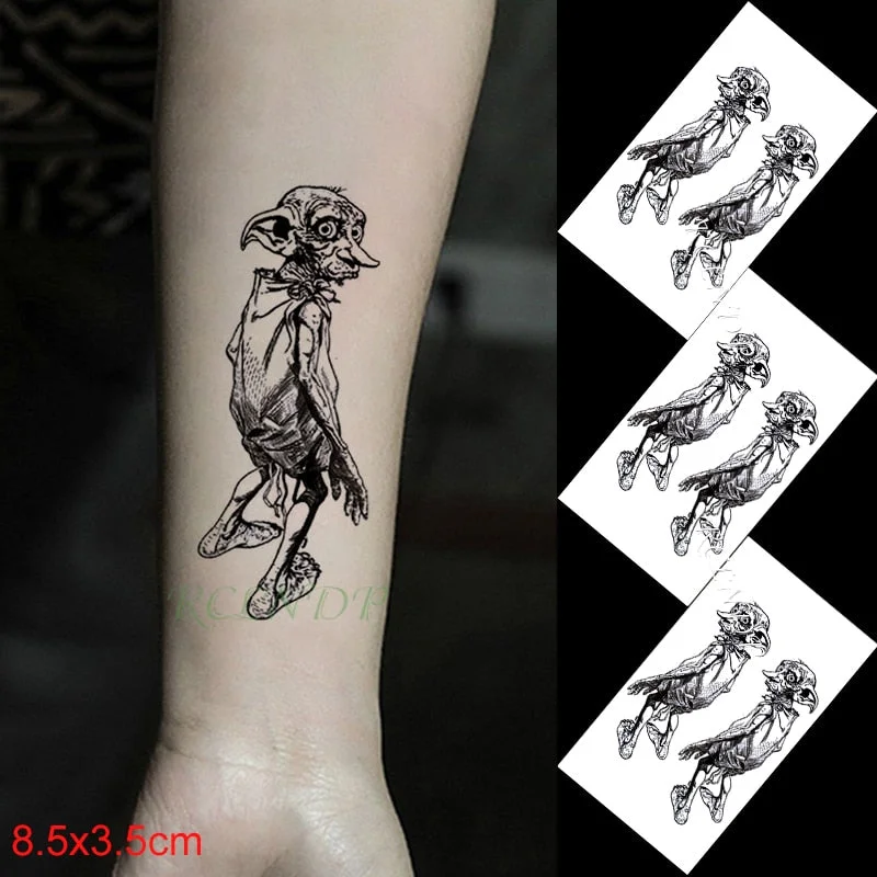 Waterproof Temporary Tattoo Sticker protector of Ancient Egypt Egyptian totem Anubis fake tatto flash tatoo for men women girl
