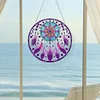 (US Only)2D Flat DIY Diamond Painting Art Pendant Window Hanging Fantasy Dream Catcher