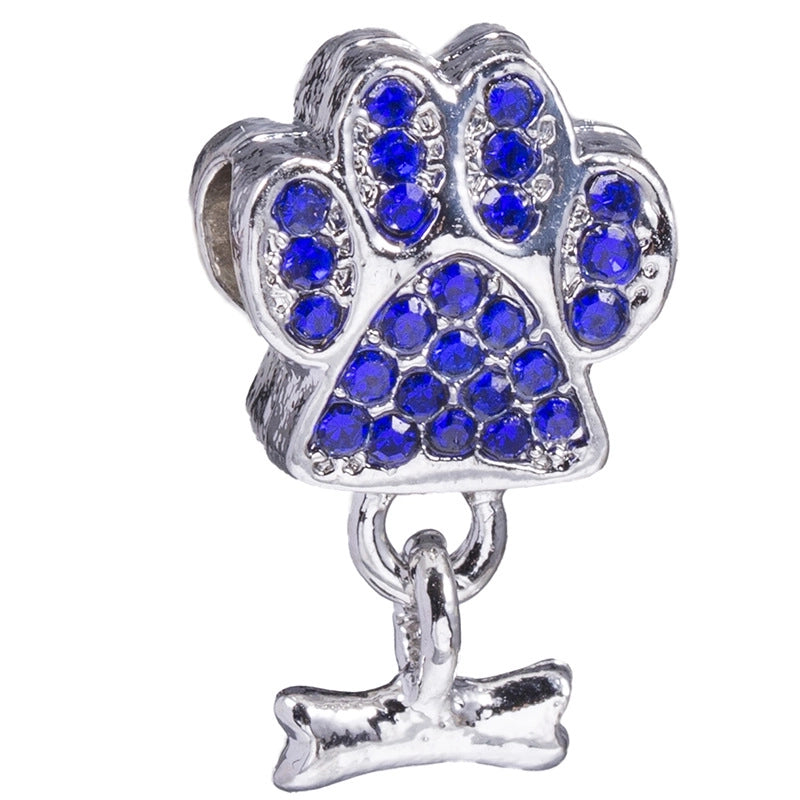 20 Pieces Zinc Alloy Starfish Paw Print Heart Shape Pendant Jewelry Accessories