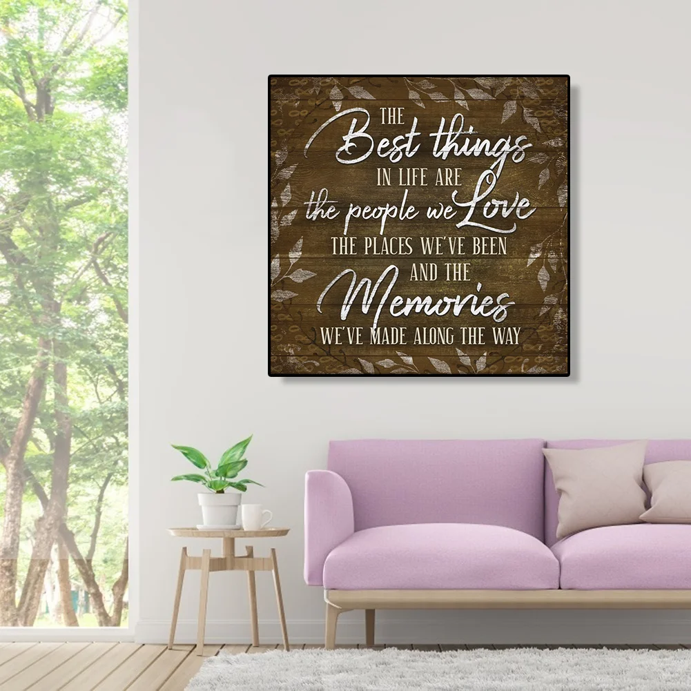 Diamond Painting - Full Round Drill - Letters(30*30cm)